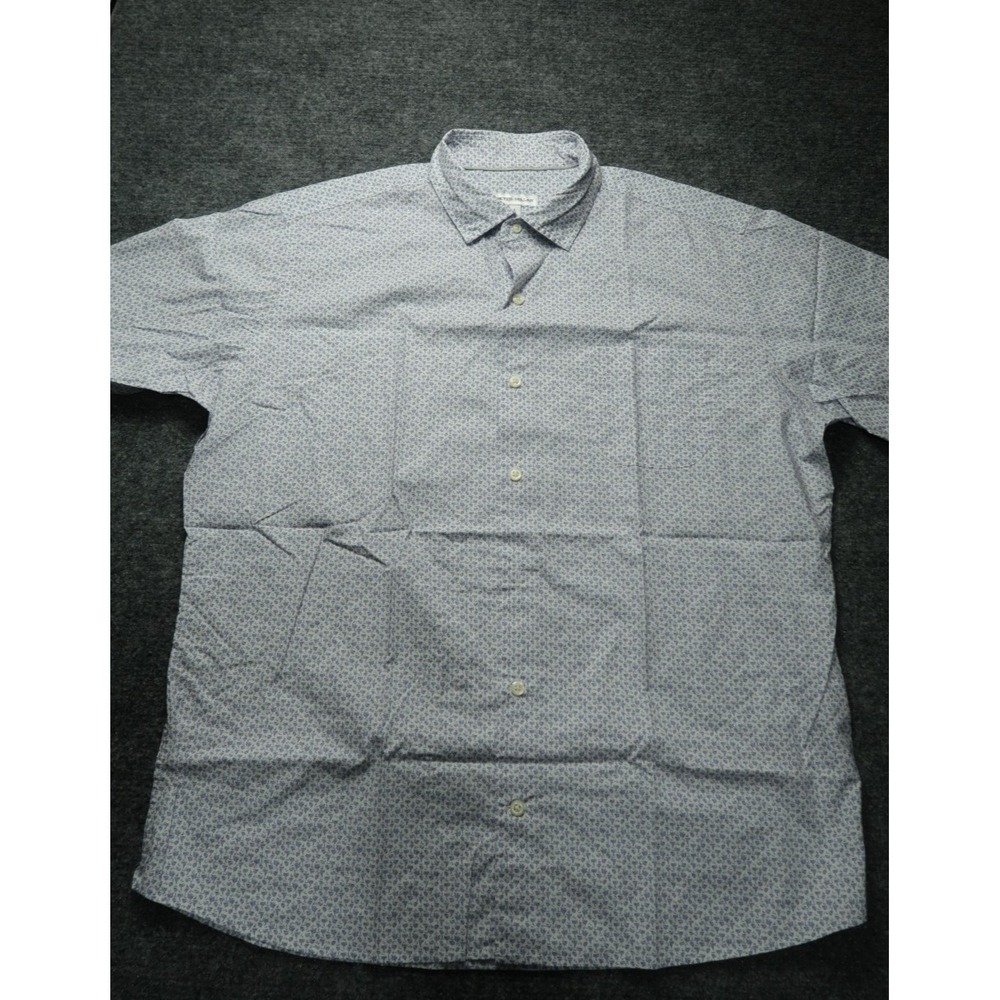 Peter Millar Martini Print Mens L Short Sleeve Button Up Shirt MS23W03SUF White